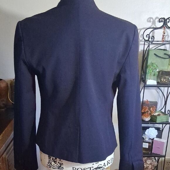 LOFT Navy Blazer with Single Button Size 8 - Picture 6 of 10